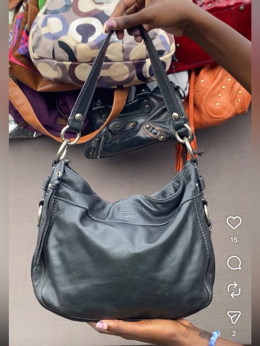 vintage coach bag